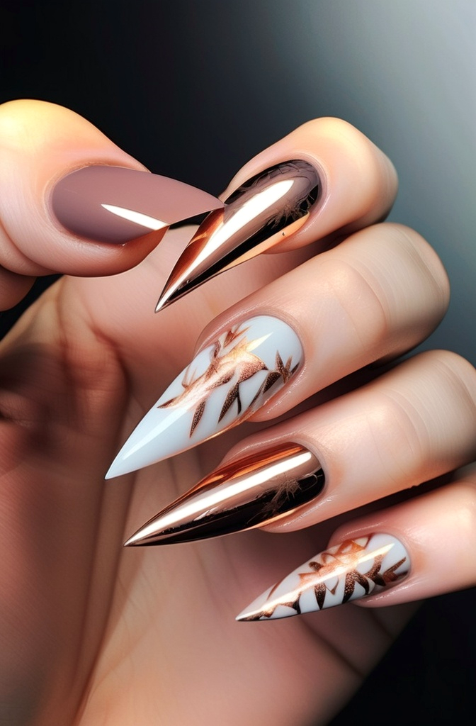 Whimsical Elegance Embraced Through Mesmerizing Nail Art